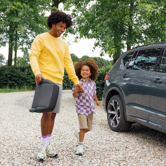 SNJY® Kinderstoel Auto - Kinderzitje Auto - Stoelverhoger voor Auto - Zwart - 36L x 41B x 20H centimeter van Merkloos — afbeelding 5