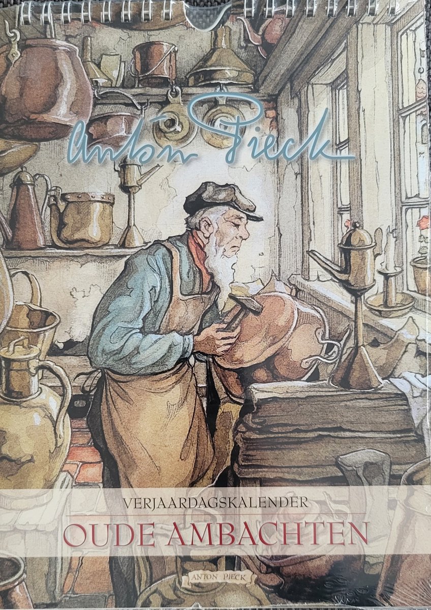 Verjaardagskalender Anton Pieck - Kalender voor verjaardagen per maand