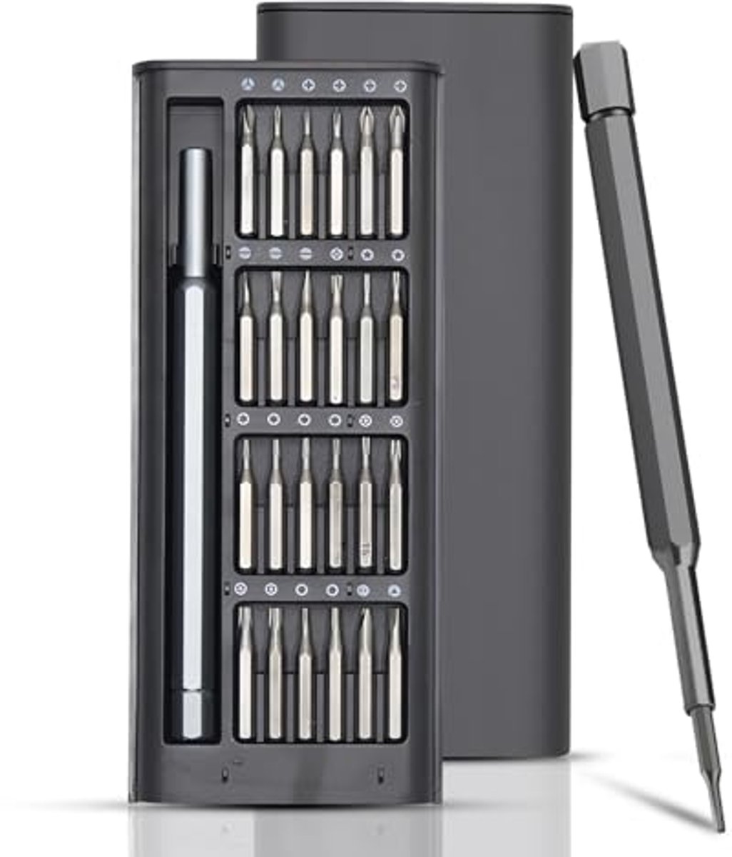 Precisieschroevendraaierset 26-in-1 - Elektrische Mini-schroevendraaier voor Laptop, Bril en Horloge