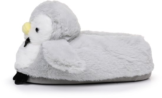 Sleeper'z - Pluche pantoffels in de vorm van een Pinguïn - Originele grappige voor dames en heren - 34/36 (S