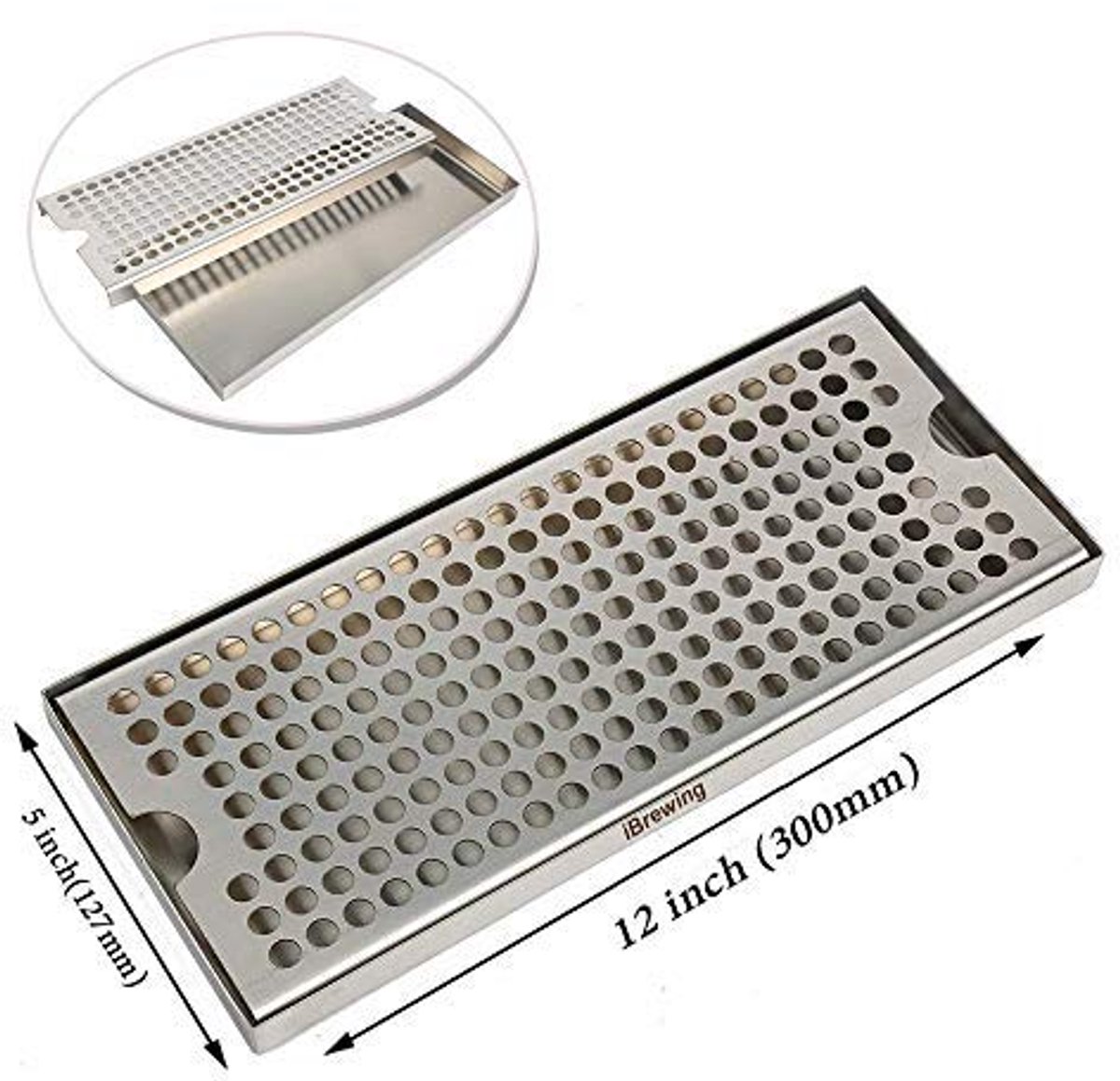 Roestvrijstalen Drip Tray voor Kegerator - Geschikt voor Thuisgebruik