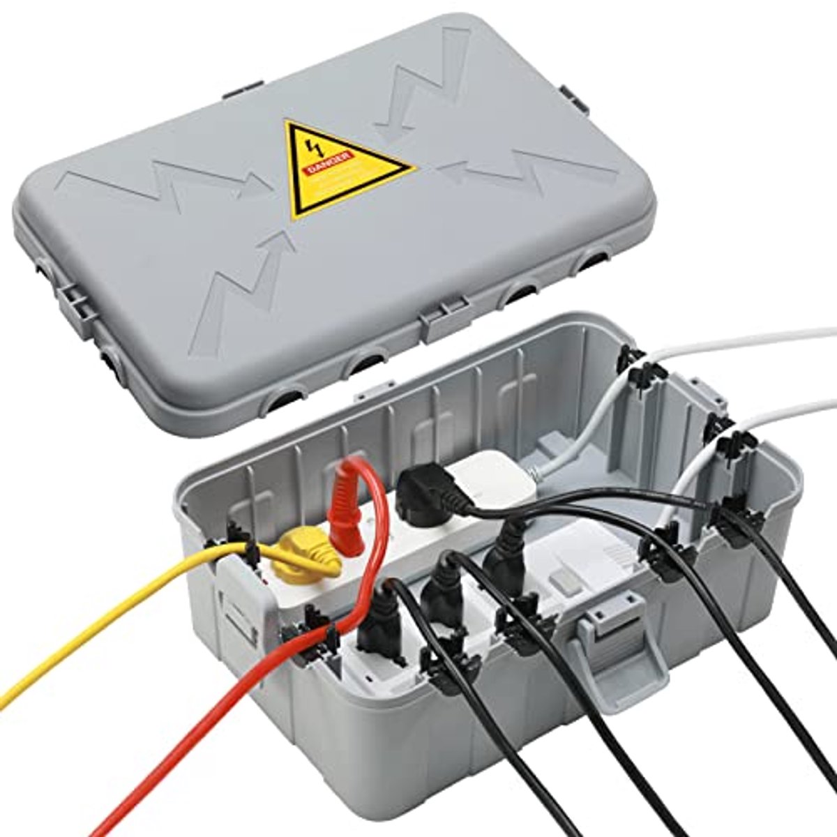 Waterdichte Kabelbox IP54 voor Buiten - Weerbestendige Stopcontact Bescherming met Timer en Stekkerbescherming