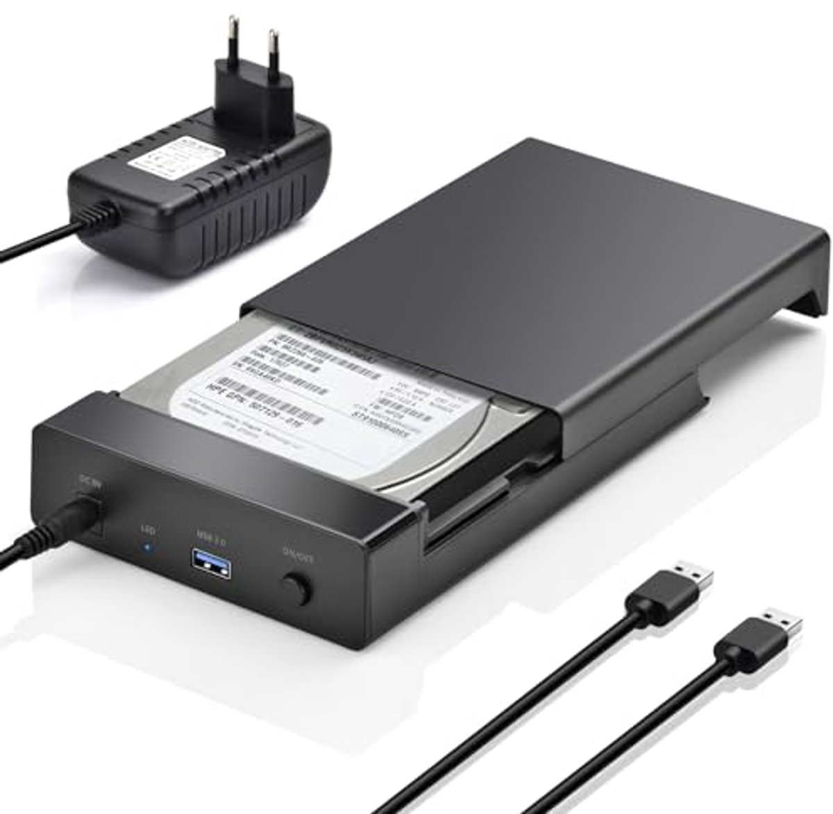 Harde schijf docking station USB 3.0 SATA HDD/SSD voor 2,5 en 3,5 inch schijven