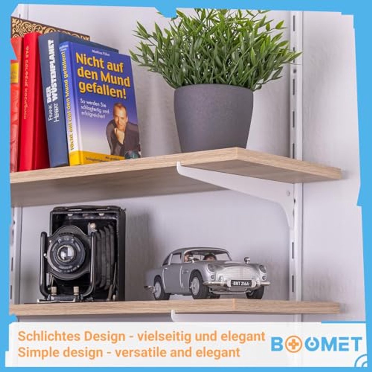 Plankdrager voor wandrails - Eenvoudige montage - 10 stuks - Wit - 40 cm - Veiligheidsdrager