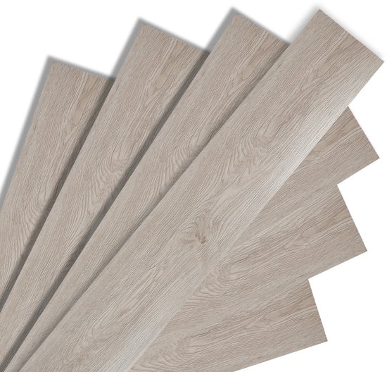 XINZI PVC-vloerbedekking, zelfklevende tegels, vinylvloer, vloertegels met hout-effect, 27 vinyl tegels, plaktegels, vloer, 2,51 m², voor keuken woonkamer, marmerlook, beige