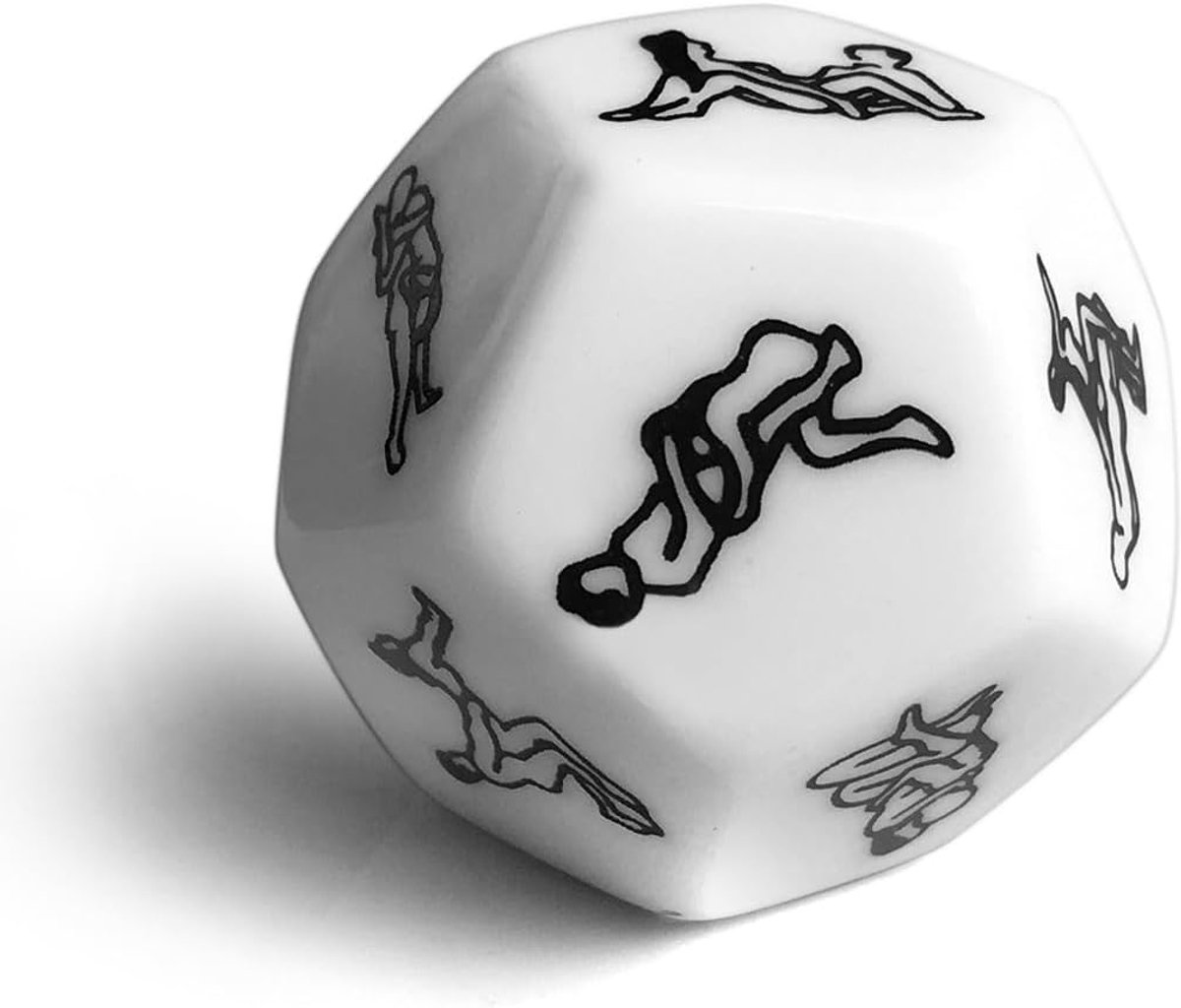 Nieuwigheidsspeelgoed Seksspeeltjes Seksdobbelstenen voor volwassen koppels Seksspelspeelgoed Bondagespeelgoed Rollenspel Seks Volwassen koppels (wit paar)