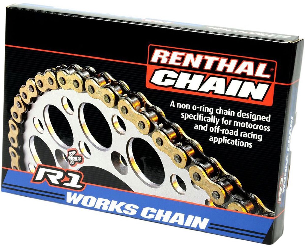 Renthal 415r1 Mx Circlip Non O Ring Offroad Works Ketting Goud 112 Links