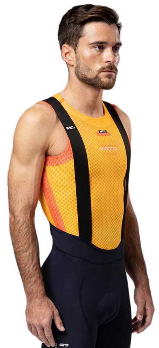 Gobik Second Skin Mouwloos Basislaag Oranje XS Man