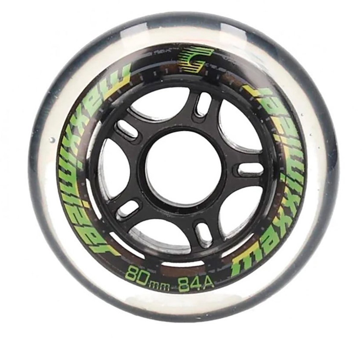 Graf Max 10 Schaatswielen 4 Eenheden Zilver 80 mm / 84A