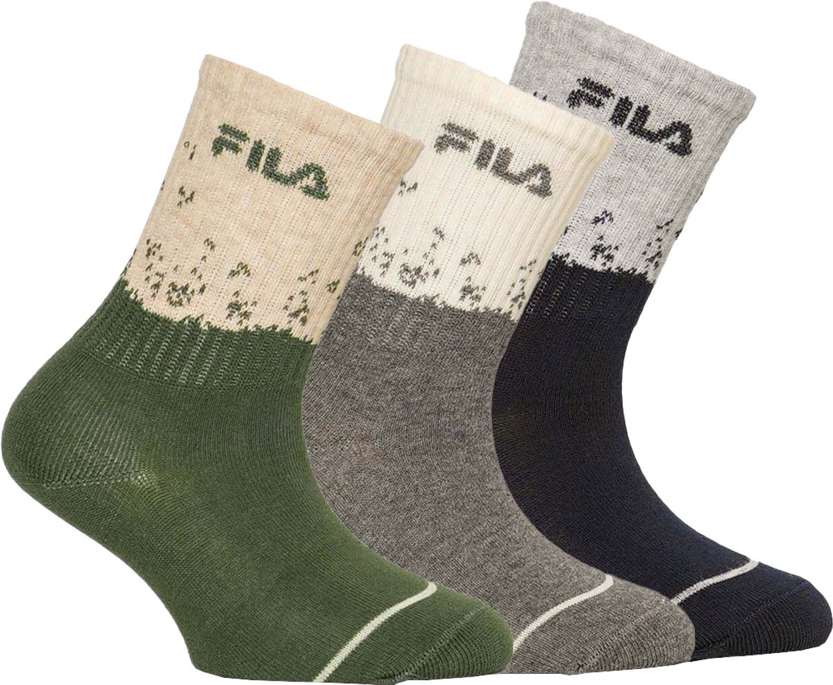 Kindersokken Fila Jr. Sok Forest 3-pack Mix Multicolor
