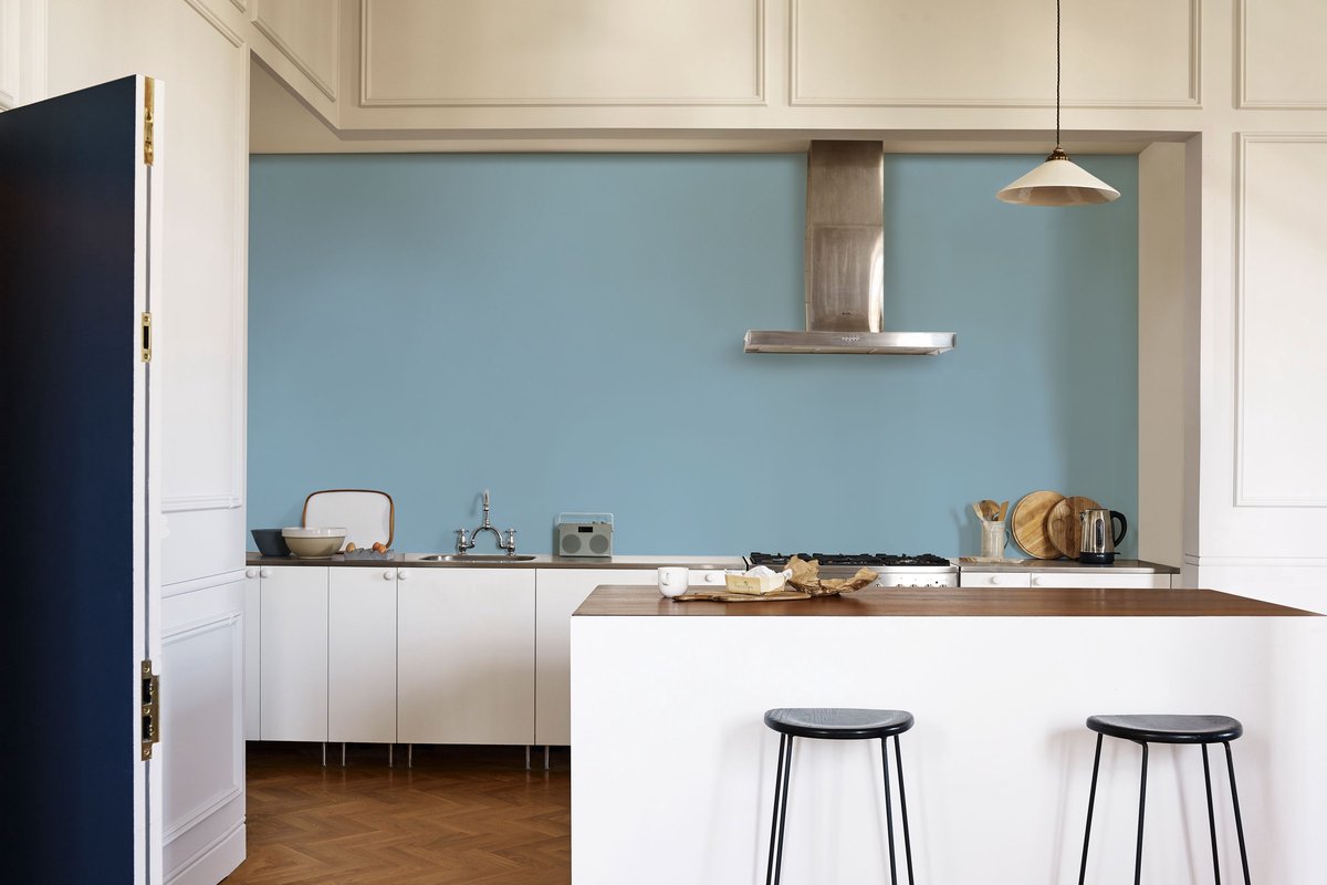 Flexa - Strak Op De Muur Binnen Mat - Grijsblauw - 2,5 L – foto 6