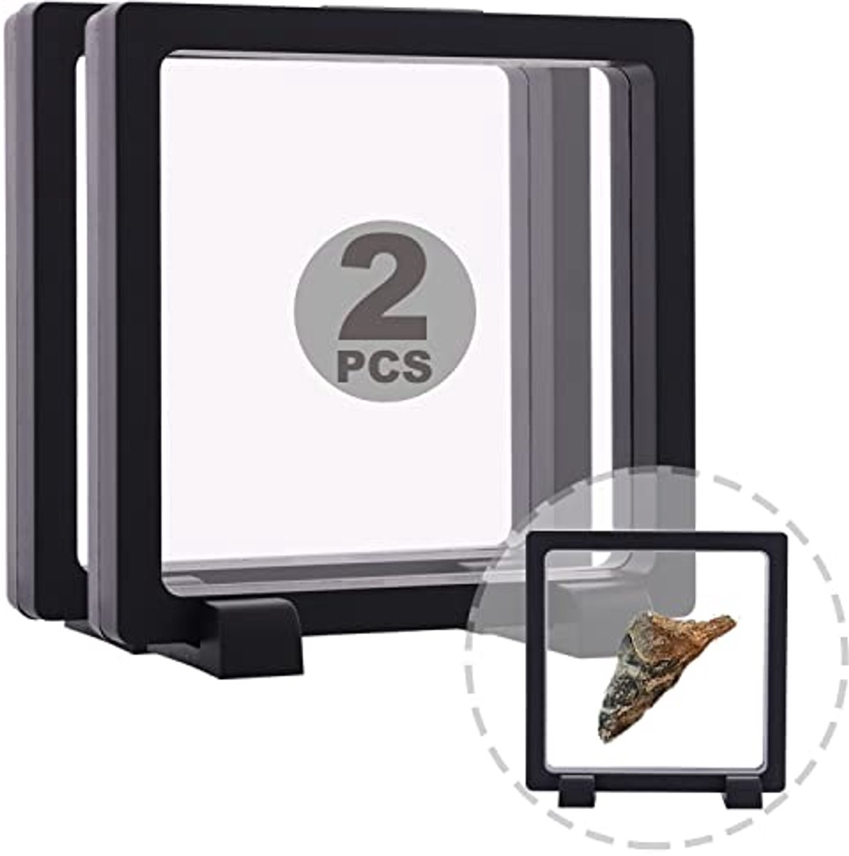 Challenge Muntdisplaystandaards voor fossielen en sieraden - 2 stuks 10,5 cm