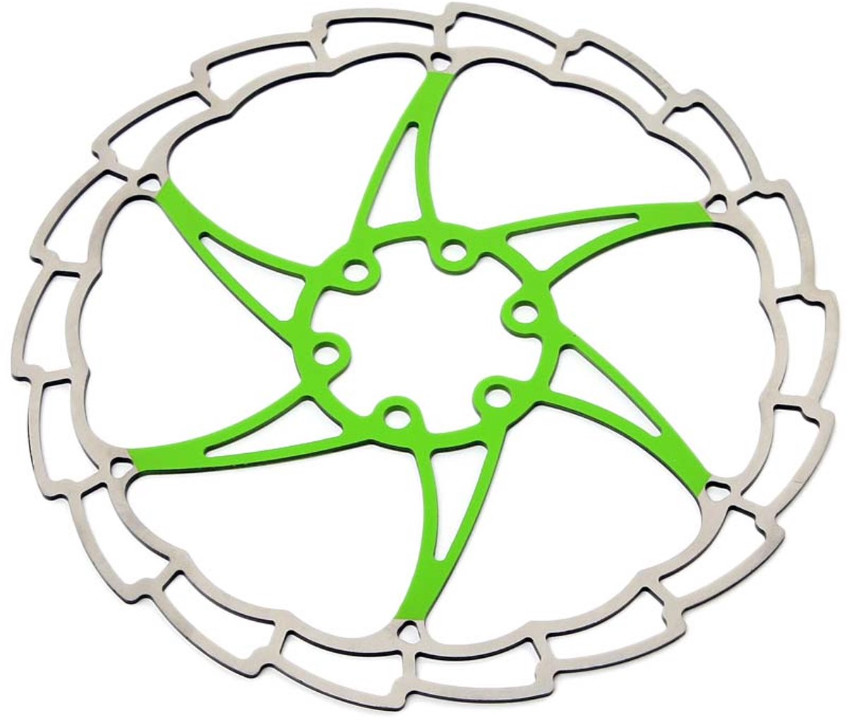 Msc Ult Rotor Steel Remschijf 180x1.8 Mm Groen 180 x 18 mm