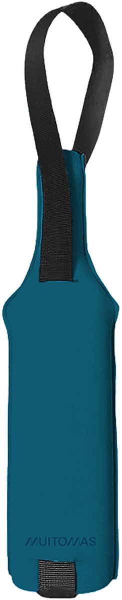 Muitomas Flessendraagtas - Neopreen – Isolerend - Stevig & duurzaam - Blauw