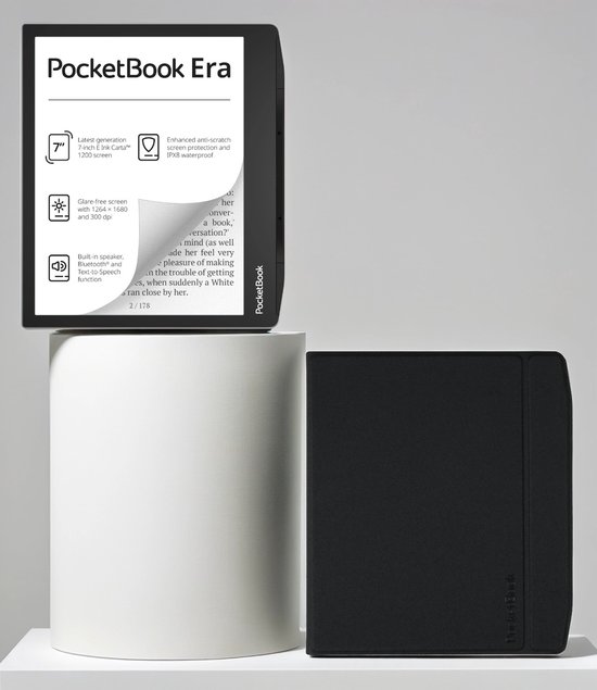 PocketBook Era 16 GB + Zwarte Flip Cover - PocketBook - €259,00