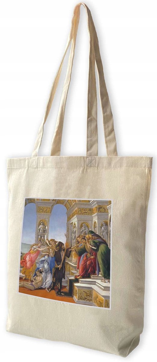 Shopper Tas met Botticelli Print - Canvas, Ruim & Stijlvol