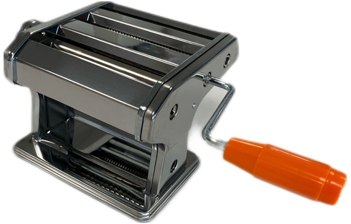 Basic Culinair Pastamachine voor tagliolini, tagliatelle en lasagne - RVS