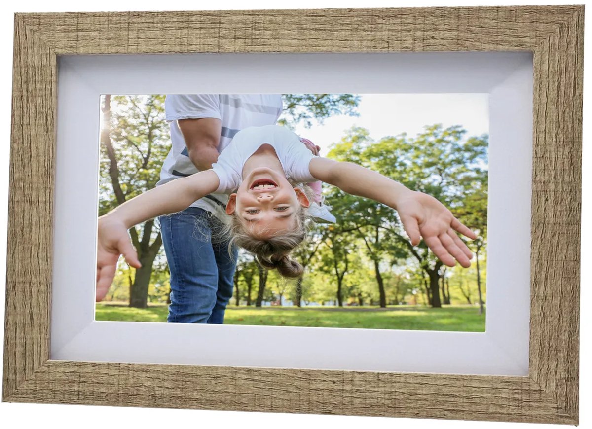 Pora&Co - Digitale fotolijst met WiFi en Frameo App - 8 inch - Pora&Co - €79,95