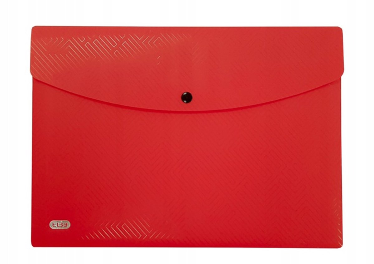 Elba Urban A4 Map Map met Drukknoop, Rood