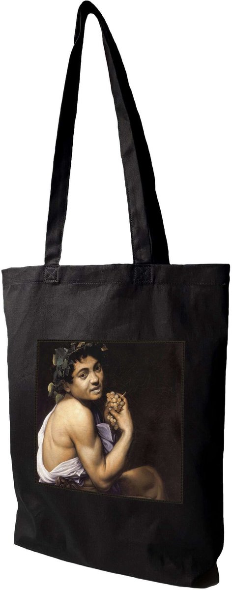 Chory Bachus Caravaggio Shopper Tas met Opdruk - Canvas