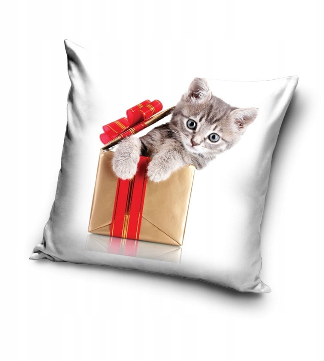 Kerst Kussenhoes 40x40cm - Zacht Velvet Sierkussenhoes met Rits