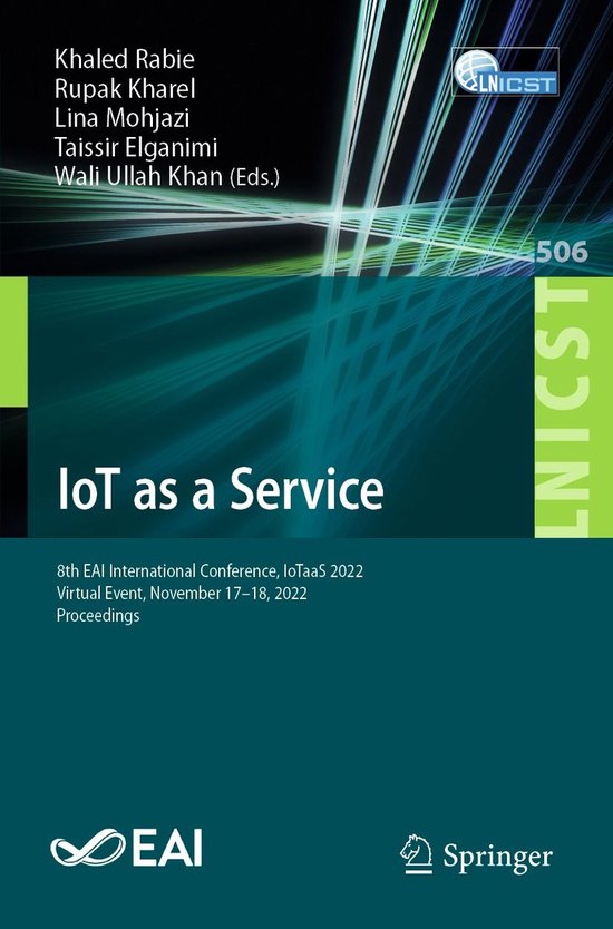 Springer Nature Proceedings Computer Science - IoT as a Serv ... - cover