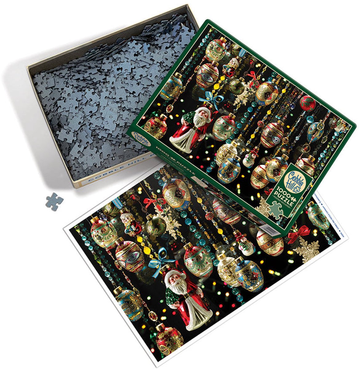 Cobble Hill Kerst Puzzel 1000 Stukjes - Feestelijke Decoratie