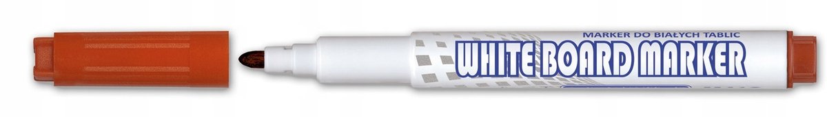 Rode whiteboardmarker voor wandkaarten, sneldrogend en geurloos