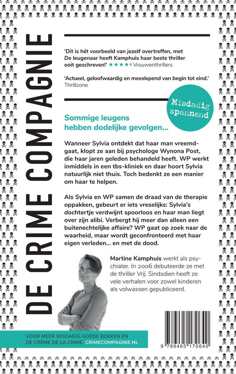 De leugenaar - back cover