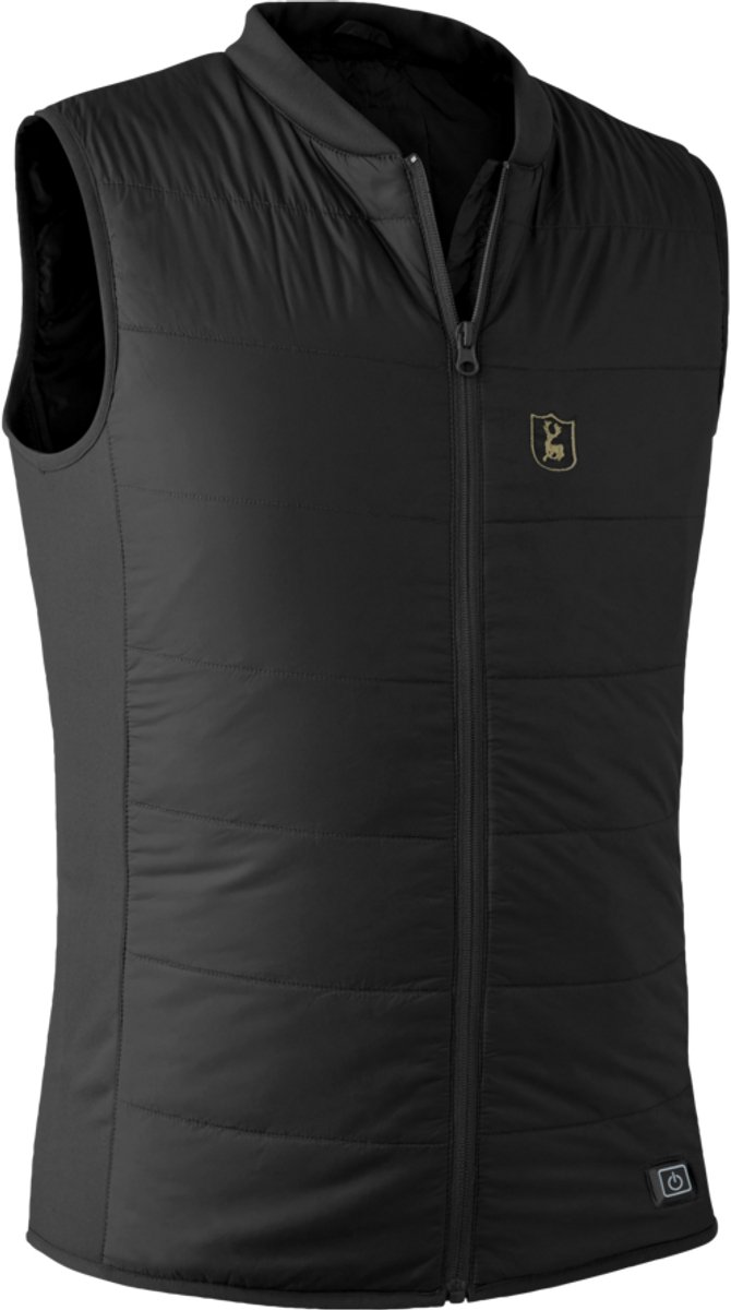 4842 Deerhunter Heat Inner Waistcoat- Black-Maat M Warmte Vest Gewatteerde Elektrische Bodywarmer Thermokleding