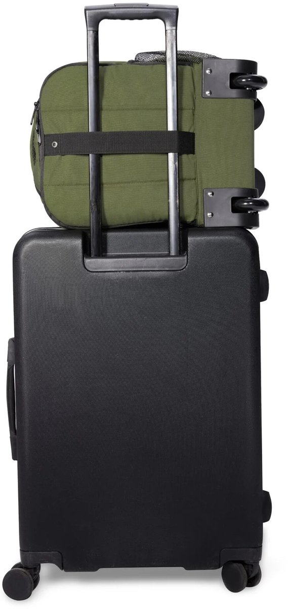 Hybride Trolley Rugzak voor Handbagage onder de stoel - 45x36x20 cm