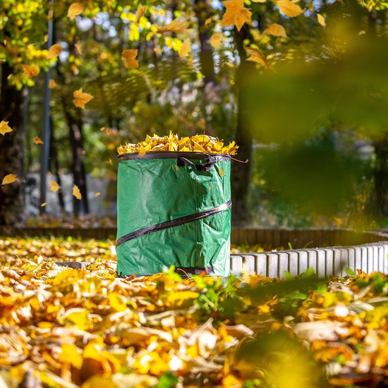 Tuin afvalzak 90 L opvouwbaar sterk met handvatten van WOLF-Garten — afbeelding 4