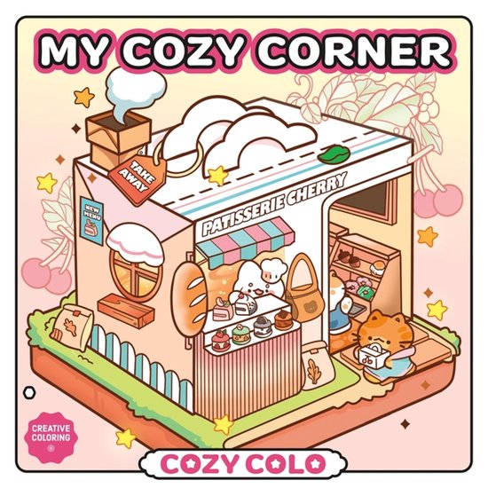 Cozy Coloring- Cozy Corners - cover