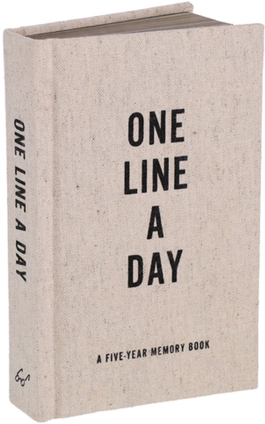 Canvas One Line a Day - Dagboek voor 5 jaar - A Five-Year Memory Book
