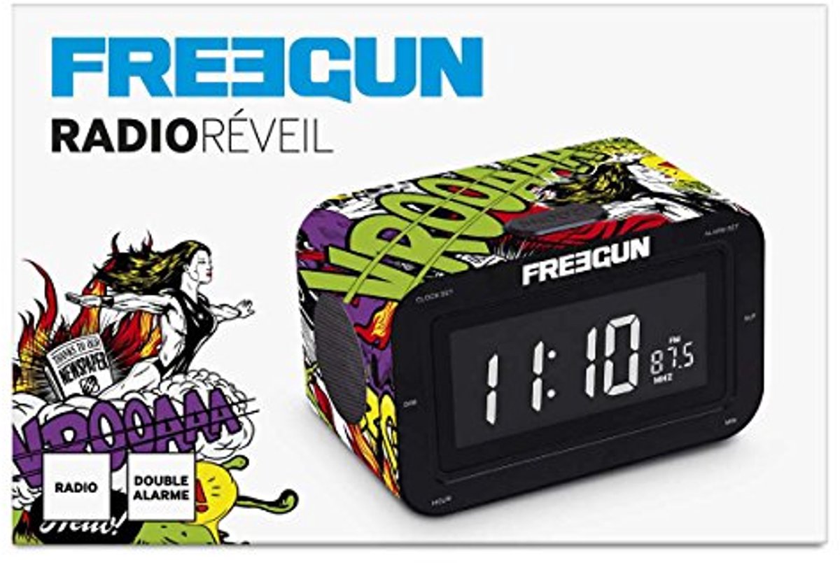 Radio Klok met Groot Display en Alarmfunctie