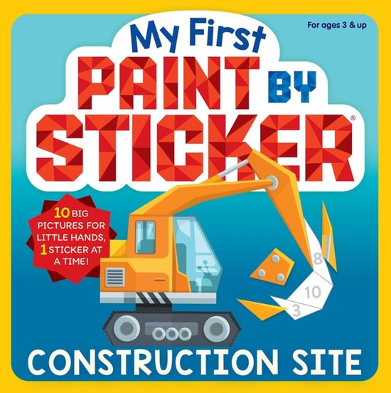 My First Paint By Sticker: Construction Site - cover