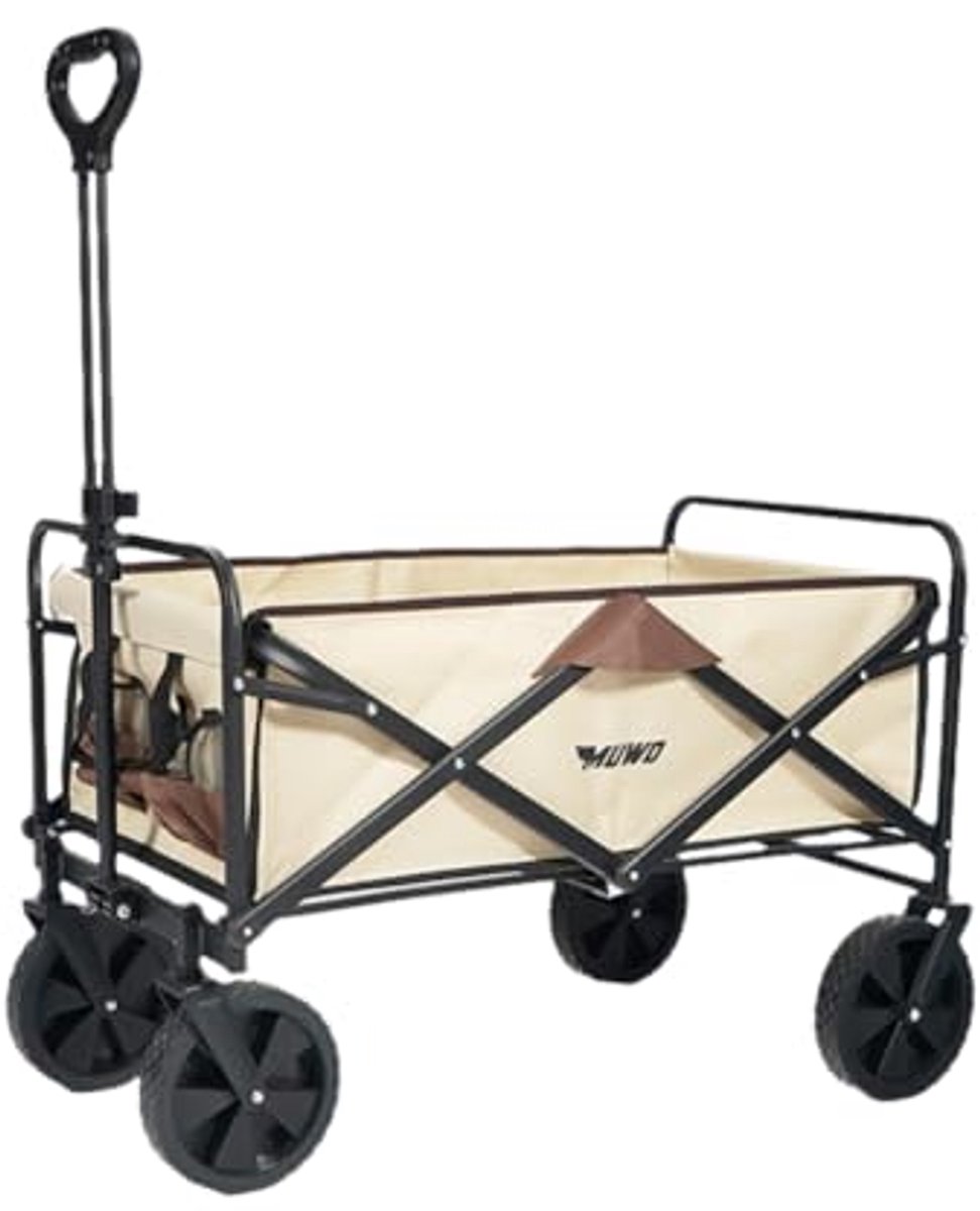 Opvouwbare bolderkar 90x52x55 cm met 100 liter volume en 110 kg belasting