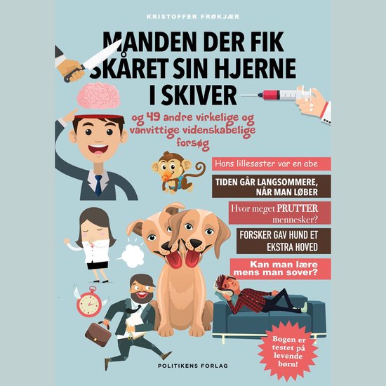Manden, der fik skåret sin hjerne i skiver - cover