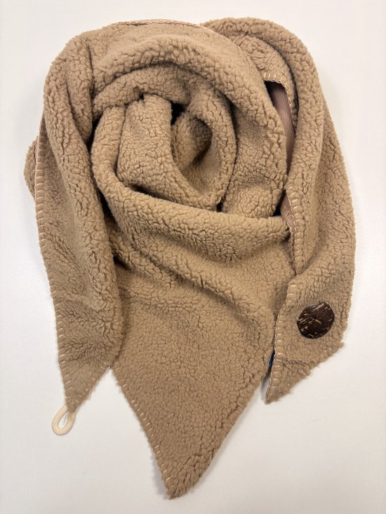 Écharpe Driehoek , ours en peluche en tissu épais avec bouton