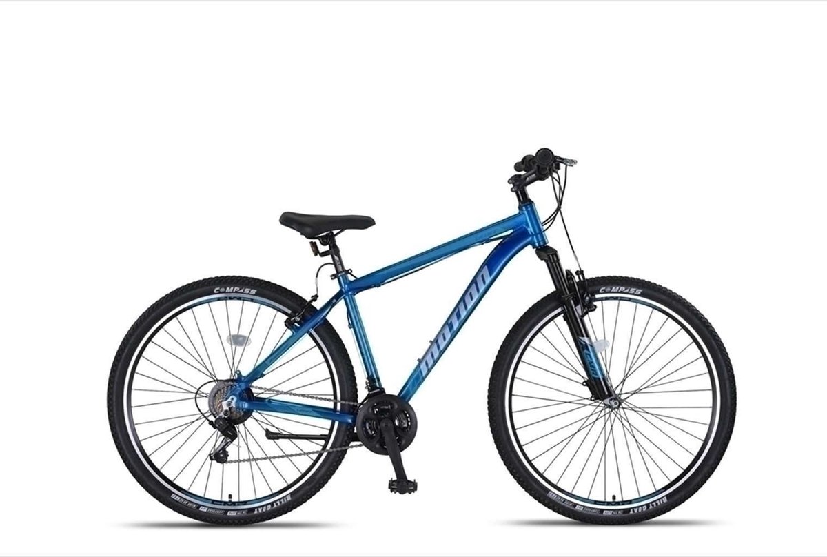 Umit 4 Motion MTB 27.5 Inch 47 cm Unisex 21V V-Brakes Blauw/Zwart