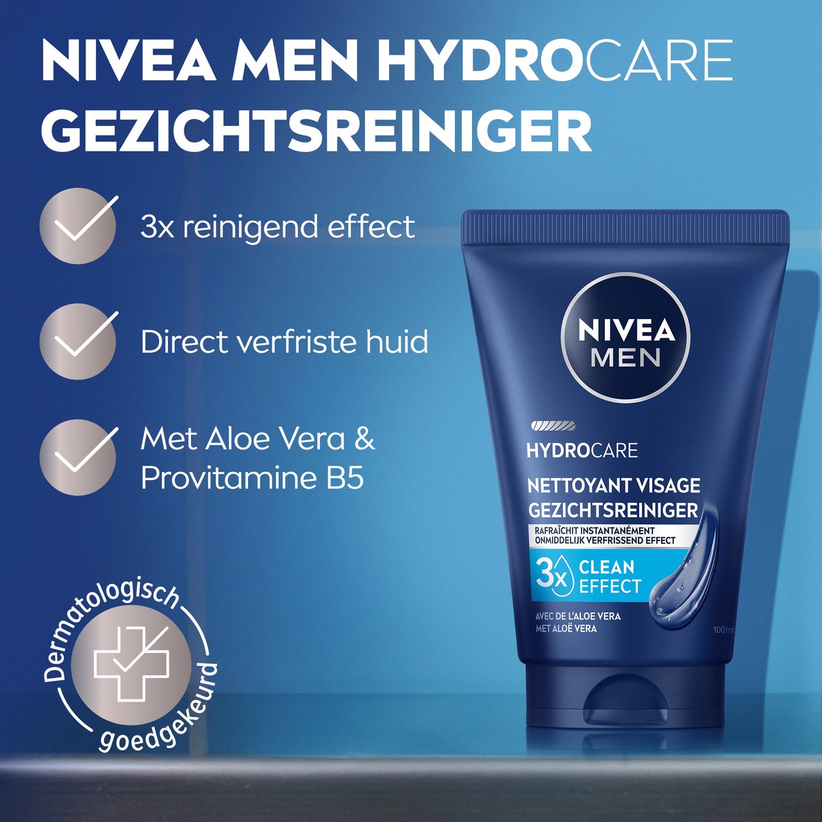 NIVEA MEN Hydrocare Gezichtsreiniger XXL thumbnail 3