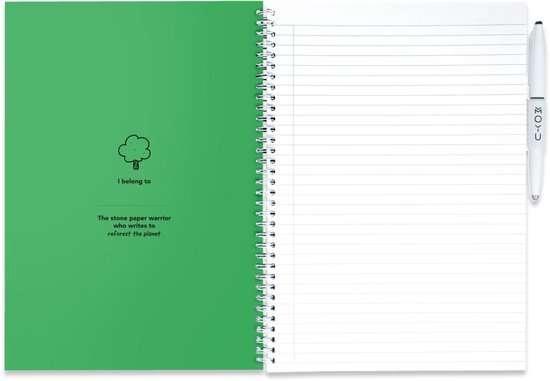 MOYU - Flashy Moss Notebook - Carnet effaçable A4 Hardcover