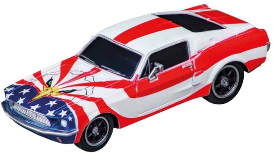 Carrera Go!!! Speelgoedvoertuig Auto - GO!!! Ford Mustang '67 Stars 'n Stripes auto van Merkloos — afbeelding 2