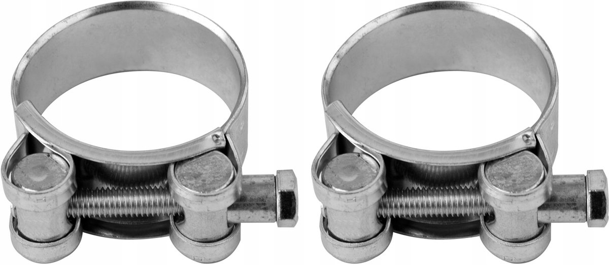 Forel borgring GBS W1 38-41 mm, gegalvaniseerd staal, 2 stuks