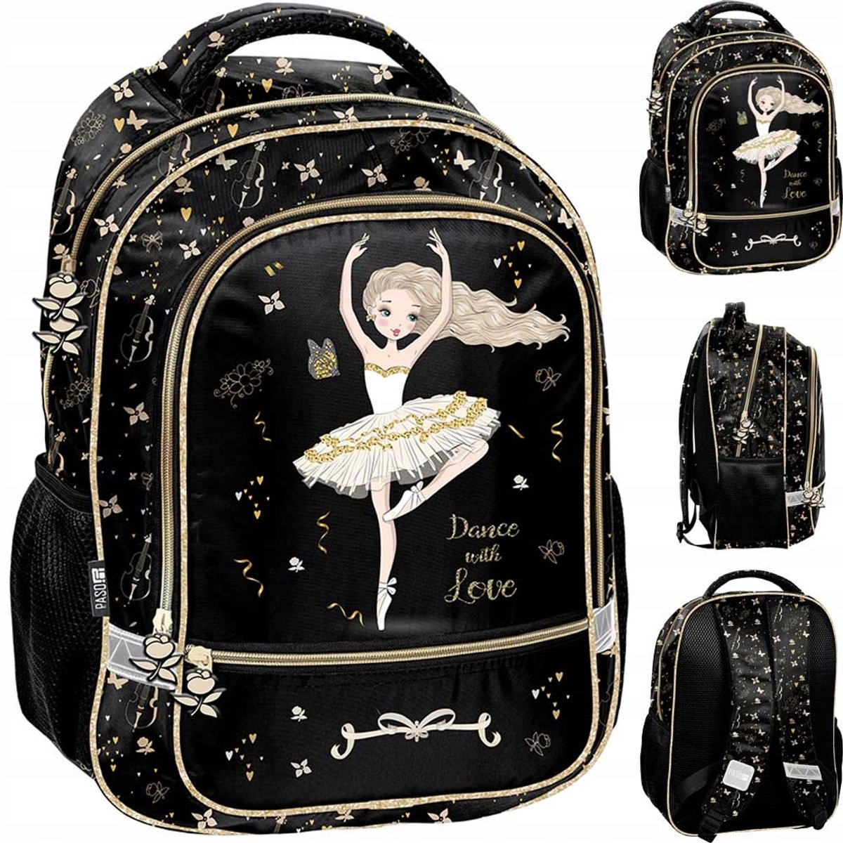 Paso Schooltas Balletmeisje - Ergonomisch & Reflecterend
