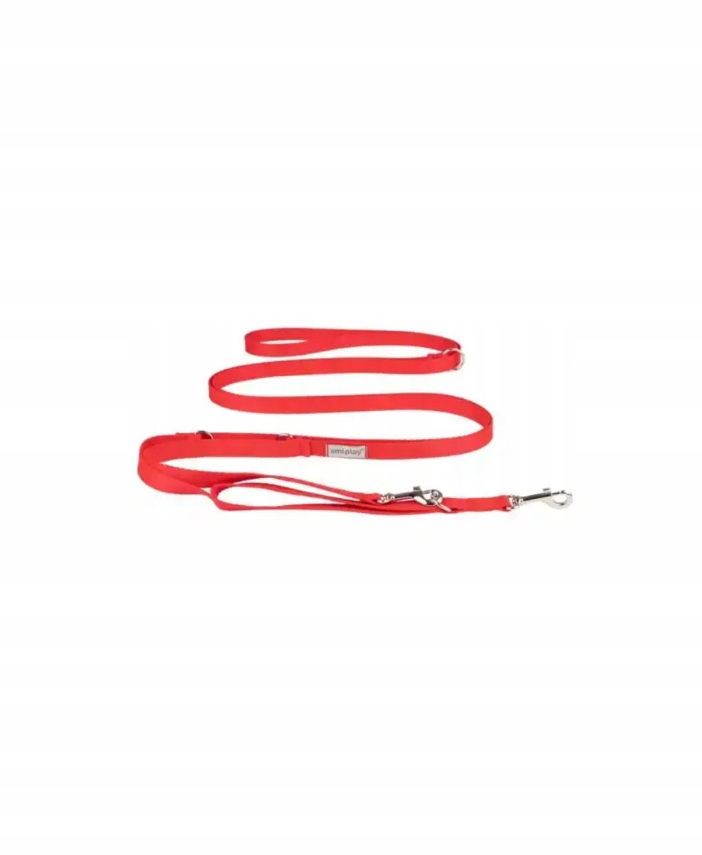 Amiplay Samba 8in1 Verstelbare Hondensnoer Rood - Maat S
