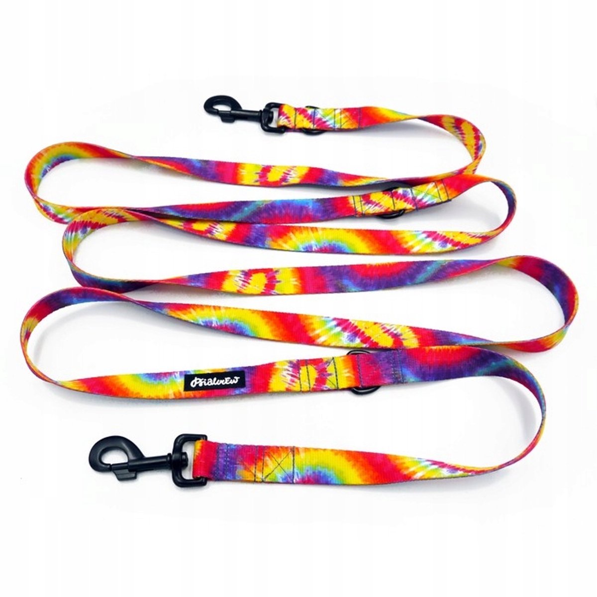 Psiakrew Tie Dye Verstelbare Hondensnoer 220cm - Grote Honden