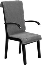 Warmtedeken – Stoelverwarmer – Elektrische Deken – 10k mAh Powerbank – Draadloos – Warmte Deken – 3 standen tot 55 °C – 40x110 cm – Original Grey – Saaf Comfort