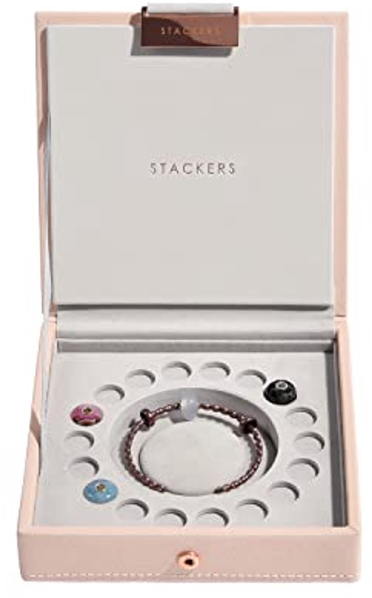 Sieradenbox met deksel in Blush Pink