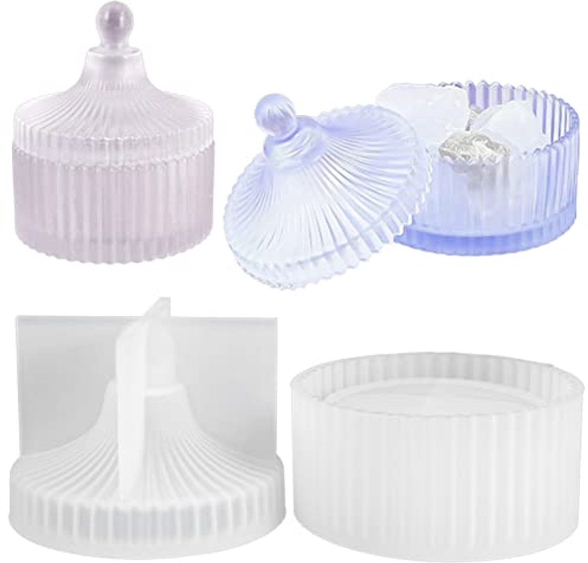 Siliconen Mallen voor Sieraden en Hars Dozen - DIY Trinket Box Mallen